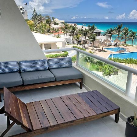 Apartment On The Beach With Terrace Ocean View, Brisas Cancun 01 By Beach & Ocean Apartments Экстерьер фото