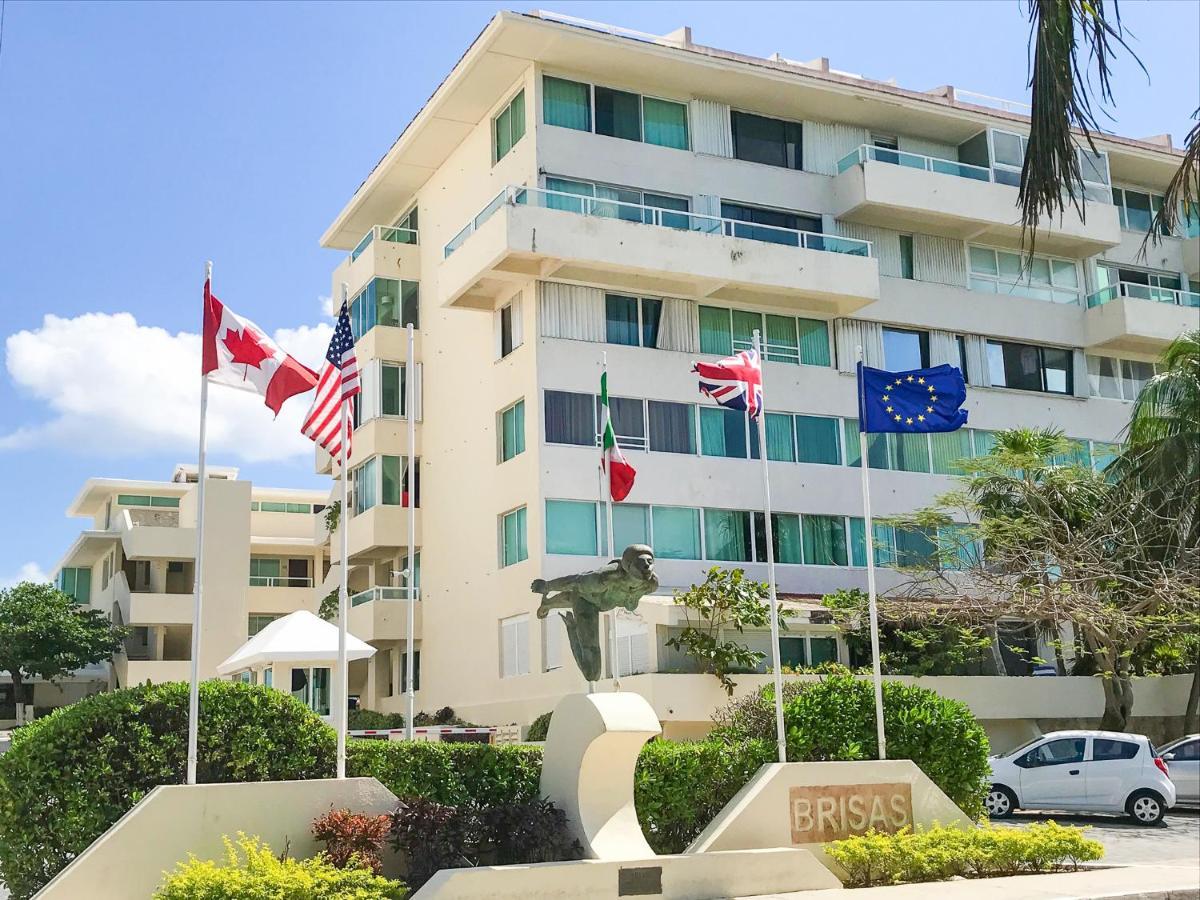 Apartment On The Beach With Terrace Ocean View, Brisas Cancun 01 By Beach & Ocean Apartments Экстерьер фото