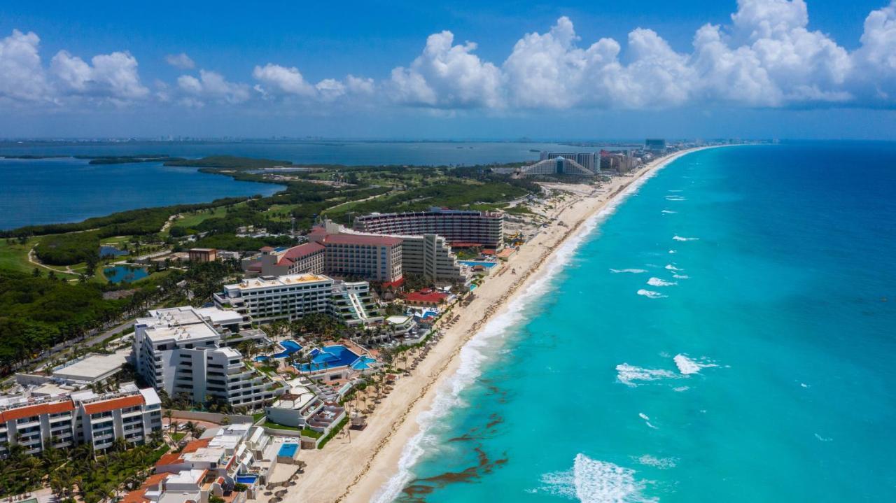 Apartment On The Beach With Terrace Ocean View, Brisas Cancun 01 By Beach & Ocean Apartments Экстерьер фото
