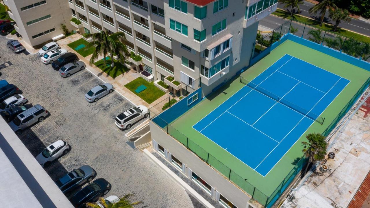 Apartment On The Beach With Terrace Ocean View, Brisas Cancun 01 By Beach & Ocean Apartments Экстерьер фото