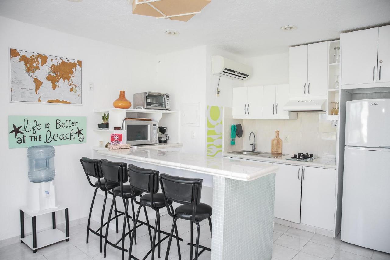 Apartment On The Beach With Terrace Ocean View, Brisas Cancun 01 By Beach & Ocean Apartments Экстерьер фото