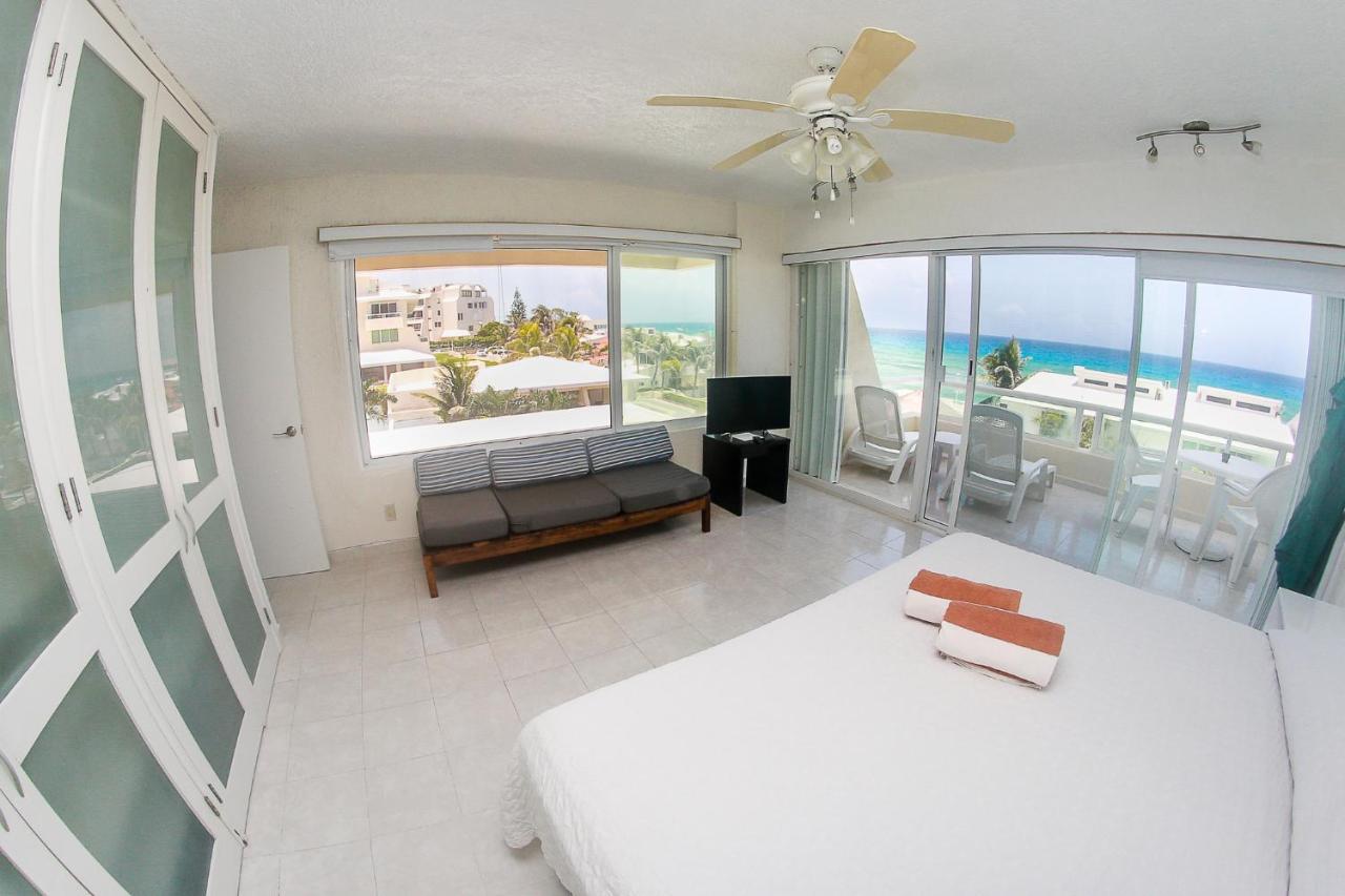 Apartment On The Beach With Terrace Ocean View, Brisas Cancun 01 By Beach & Ocean Apartments Экстерьер фото
