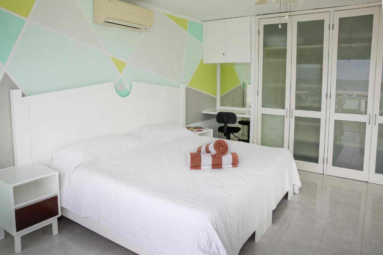 Apartment On The Beach With Terrace Ocean View, Brisas Cancun 01 By Beach & Ocean Apartments Экстерьер фото