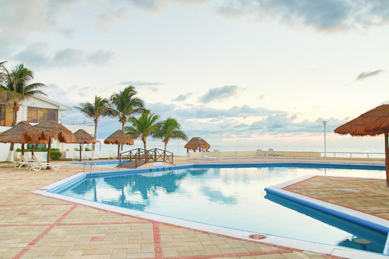 Apartment On The Beach With Terrace Ocean View, Brisas Cancun 01 By Beach & Ocean Apartments Экстерьер фото