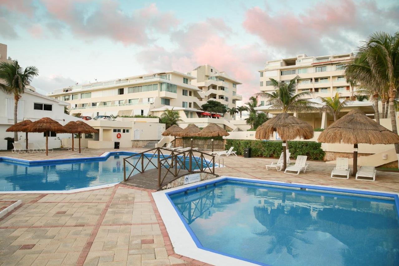 Apartment On The Beach With Terrace Ocean View, Brisas Cancun 01 By Beach & Ocean Apartments Экстерьер фото