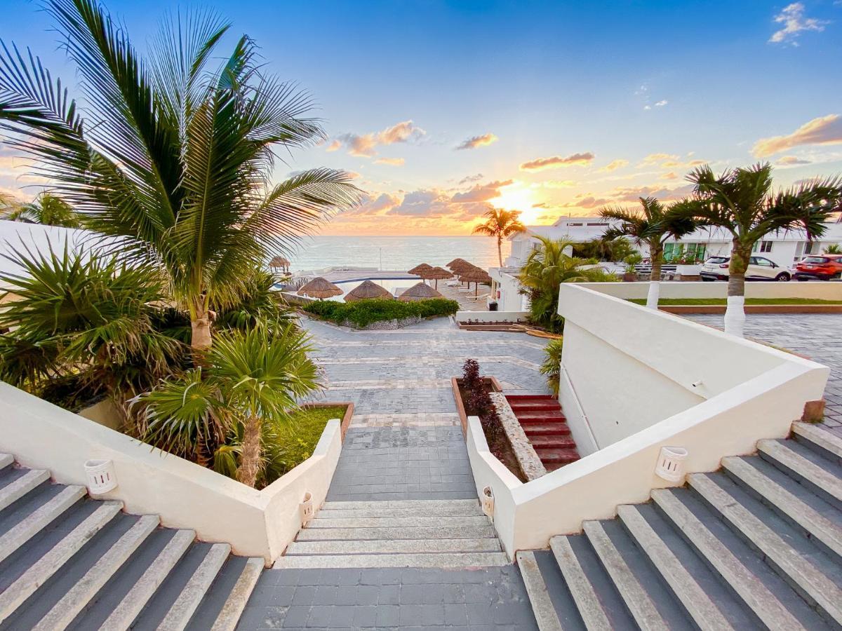 Apartment On The Beach With Terrace Ocean View, Brisas Cancun 01 By Beach & Ocean Apartments Экстерьер фото
