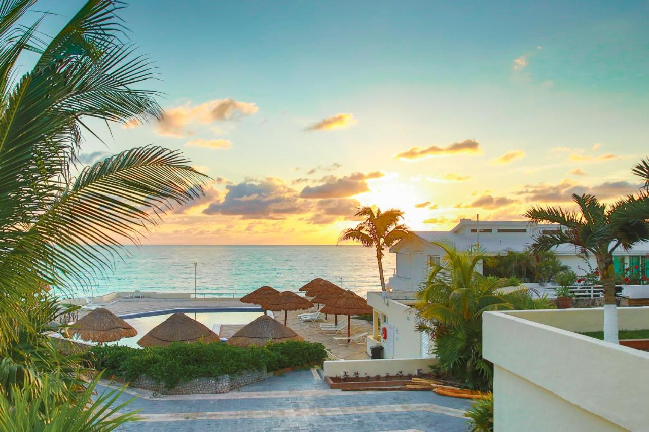 Apartment On The Beach With Terrace Ocean View, Brisas Cancun 01 By Beach & Ocean Apartments Экстерьер фото